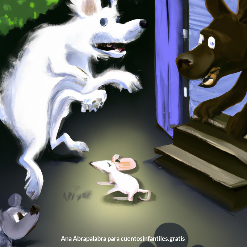 ¡El inesperado susto del perro del ratón!