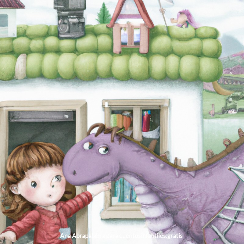 El amigo dragón de Katie se muda