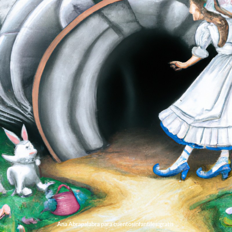 ¡Las curiosas aventuras de Alicia en un agujero!