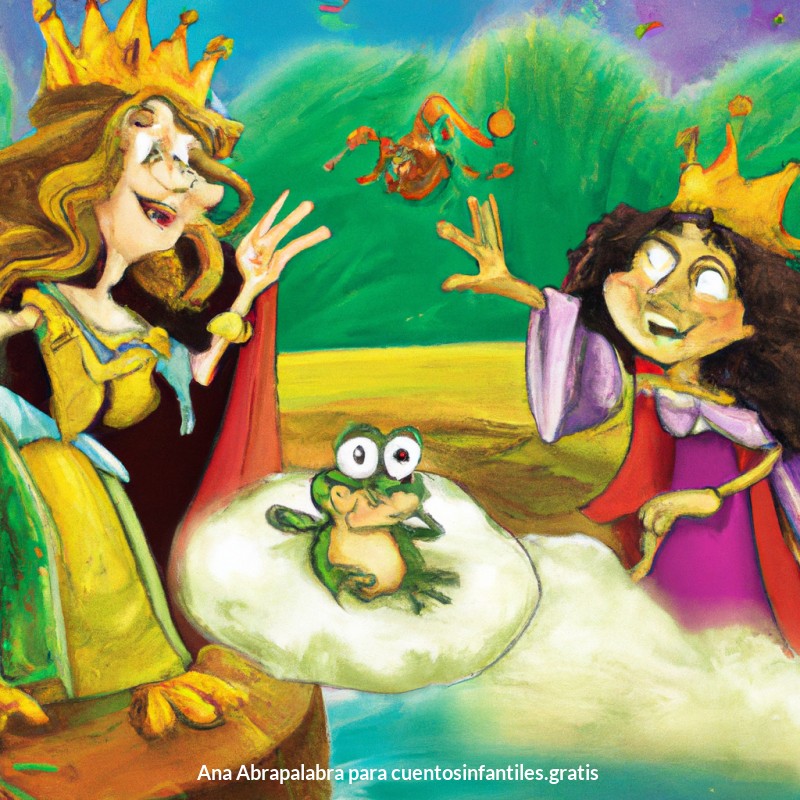 ¡La rana salva a la reina y a la princesa!