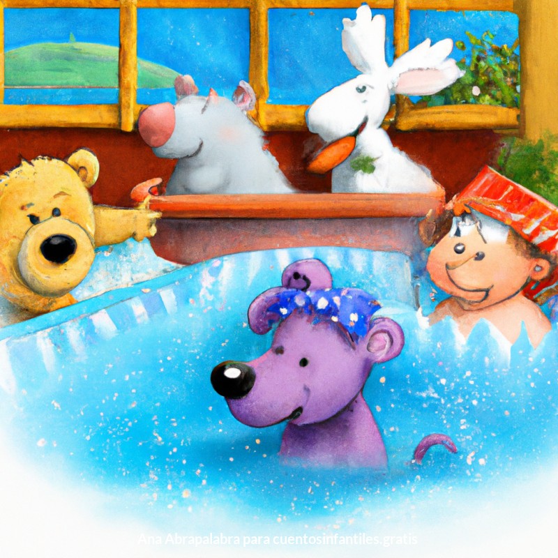 ¡Aventuras en el baño con amigos animales!