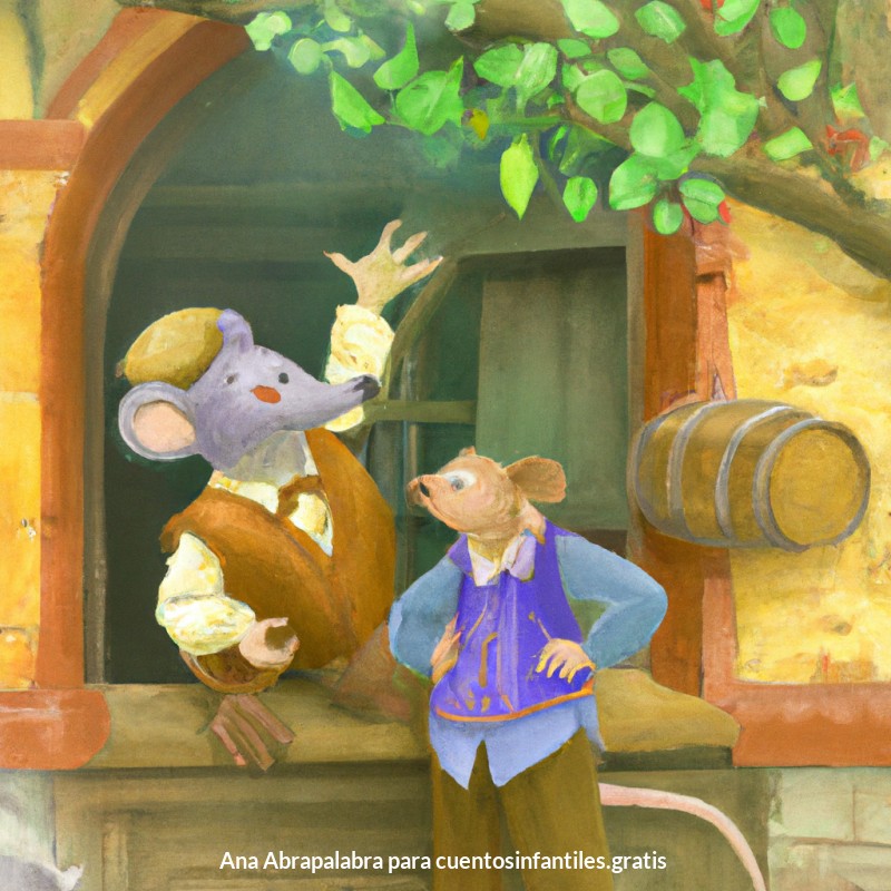Los ratones del campo y de la ciudad cambian de casa.