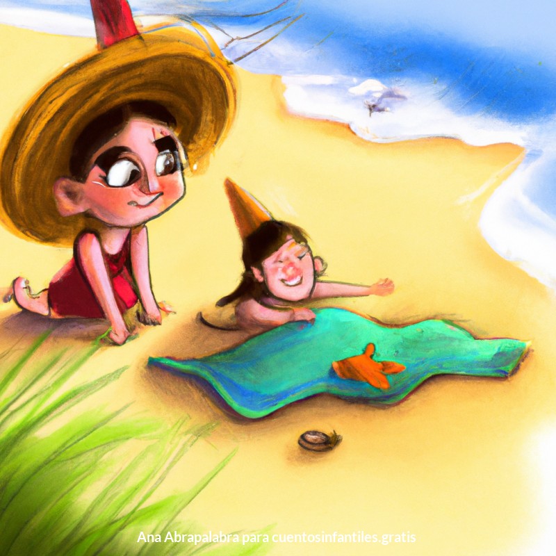 ¡Explorando la playa con alegría!