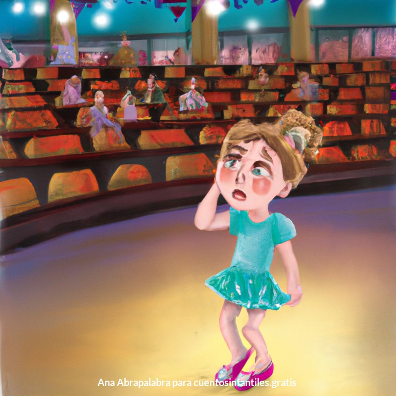 El gran miedo a bailar de la niña.