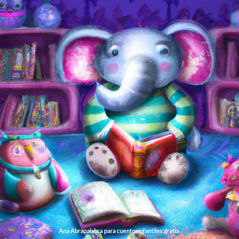 El elefante rayado aprende a leer
