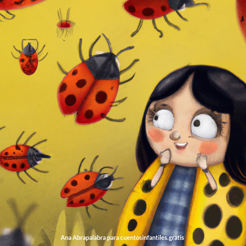 El deseo rojo de Lara: un cuento de mariquitas