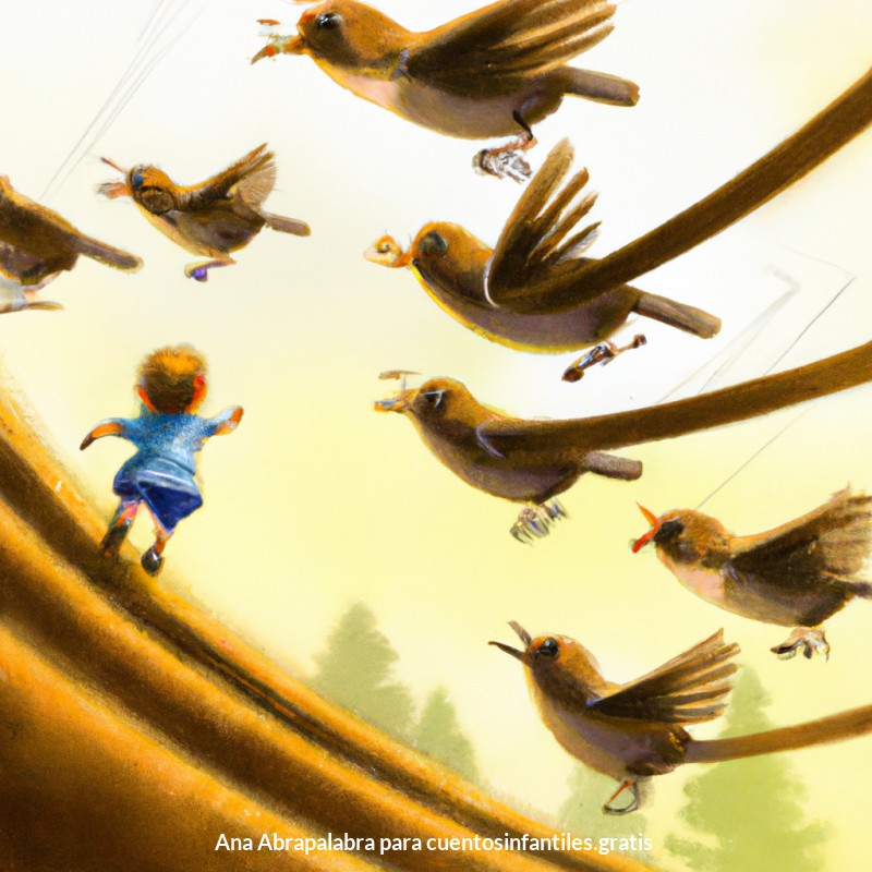 La aventura de altos vuelos de la pequeña Wren