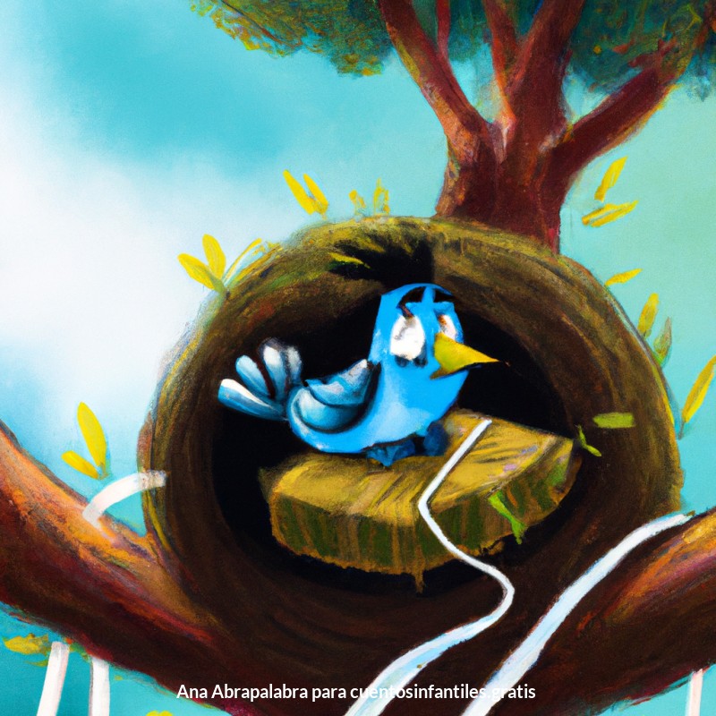 El hogar feliz del pájaro azul