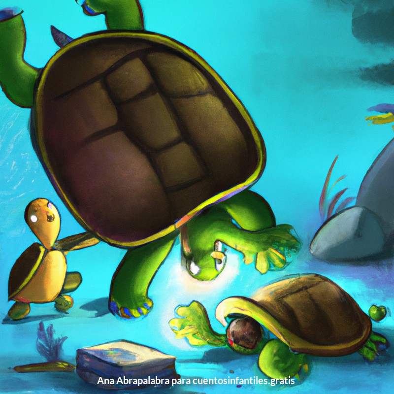 ¡La tortuguita valiente!