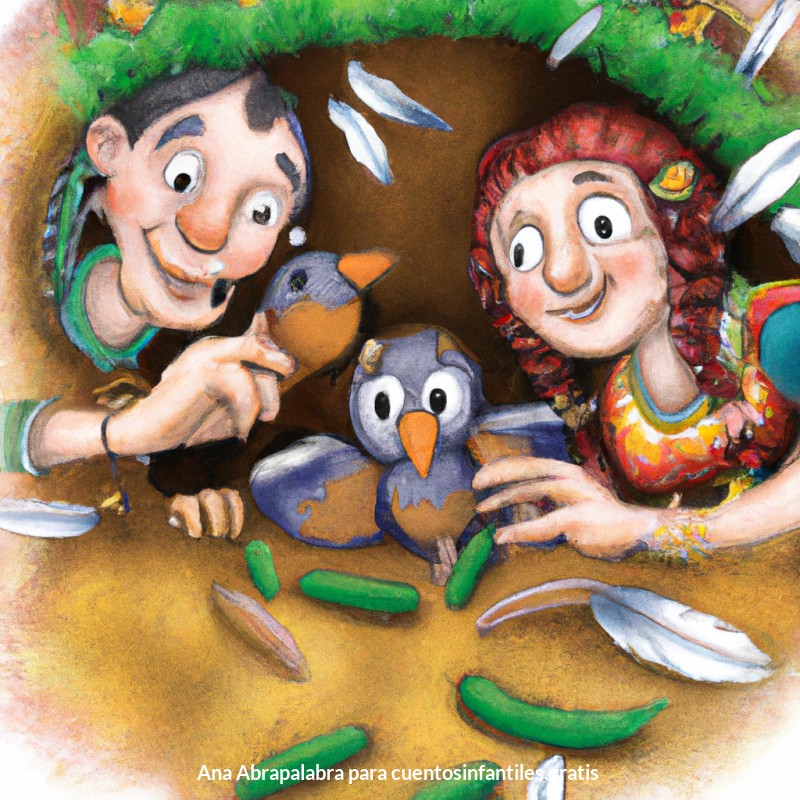La magia de las tres plumas.