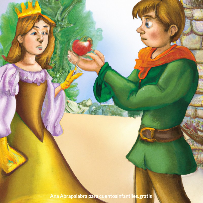 El niño tonto encanta a la princesa