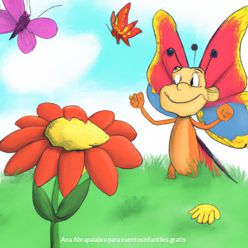 La decisión de la gran flor de la mariposa