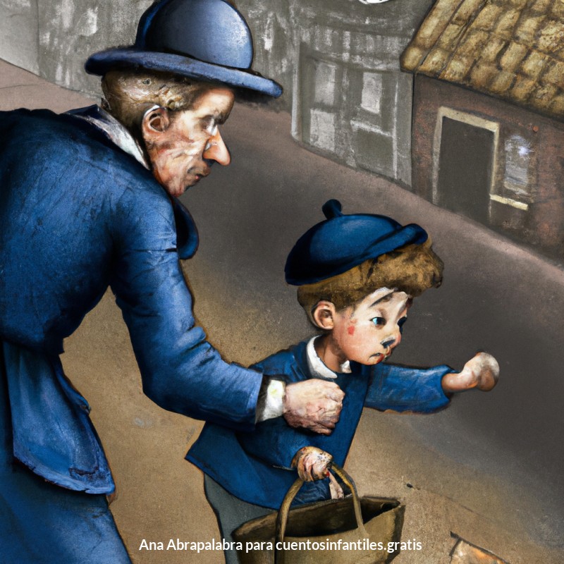 La historia del niño azul